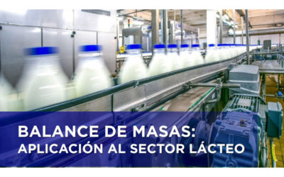 BALANCE DE MASAS. APLICACIÓN AL SECTOR LÁCTEO