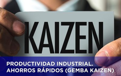 PRODUCTIVIDAD INDUSTRIAL. AHORROS RÁPIDOS (GEMBA KAIZEN)