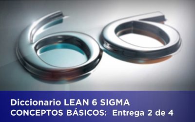 DICCIONARIO LEAN 6-Sigma: CONCEPTOS BÁSICOS (Entrega 2 de 4)